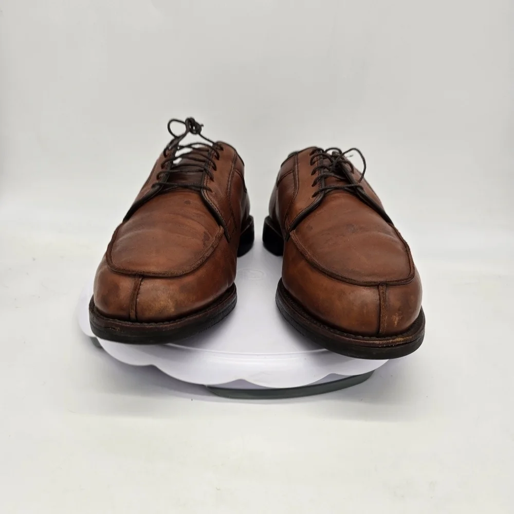 Allen Edmonds Shoe Men's 10 EEE Stockbridge Brown Leather Derby